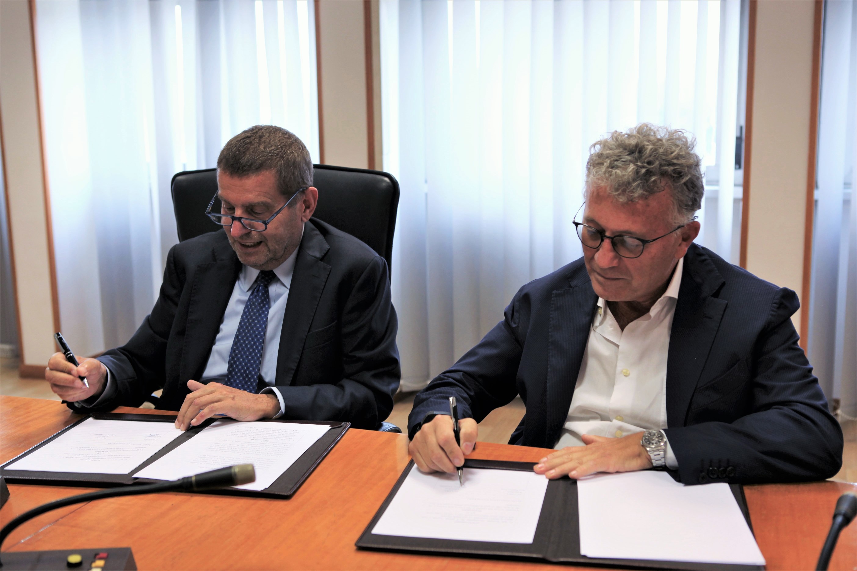 Firma accordo ENEA CIRA Roma 18 settembre 2018