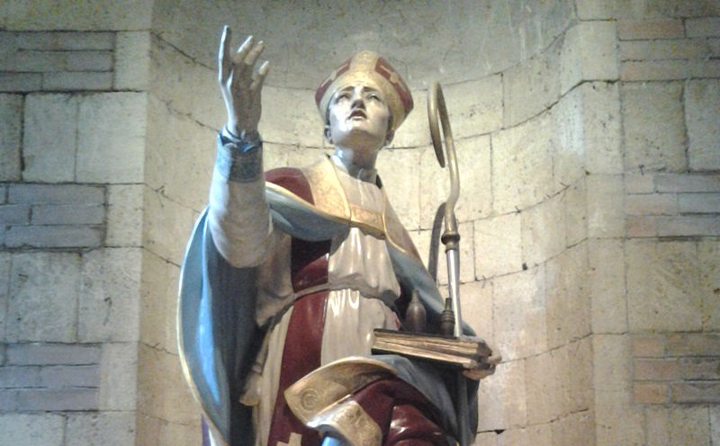 Napoli statua di San Gennaro